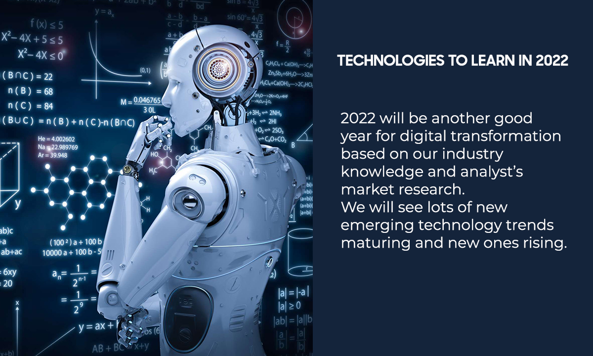 Technologies to learn in 2022