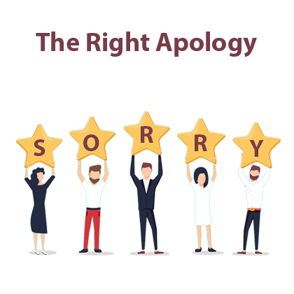 The Right Apology