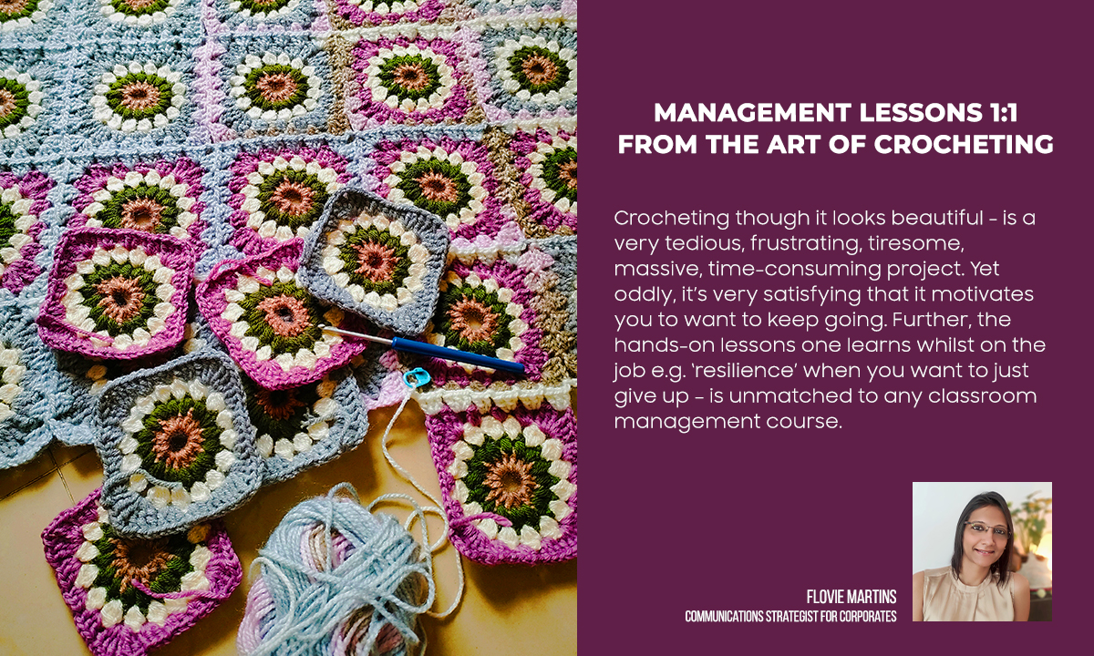 Management Lessons 1:1 from the Art of Crocheting