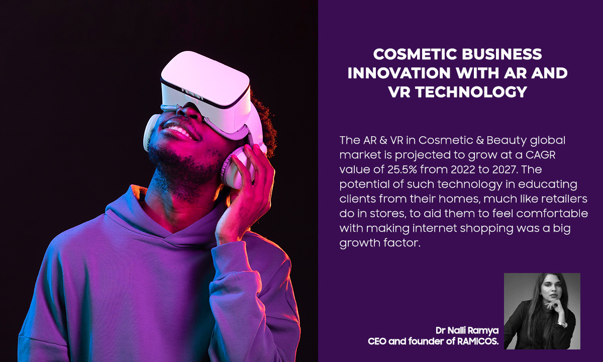 Cosmetic Business innovation with AR and VR technology