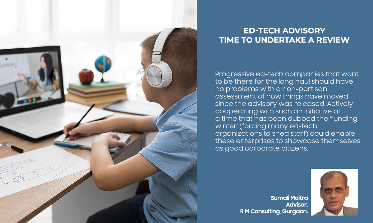 Ed-tech advisory – Time to undertake a review
