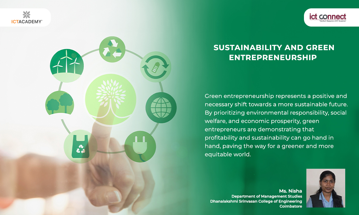 Sustainability and Green Entrepreneurship